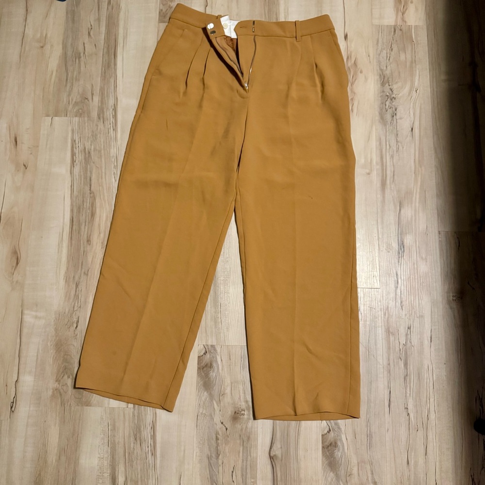 Aritzia Wilfred Pants (Chestnut Brown)